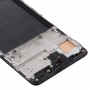 TFT LCD displej s materiálem a digitizér Full shromáždění s rámem pro Samsung Galaxy A51 (Black)