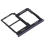 SIM-карты лоток + SIM-карты лоток + Micro SD-карты лоток для Samsung Galaxy A315 / A31 (черный)