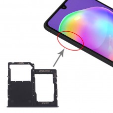 Slot per scheda SIM + Micro SD Card vassoio per Samsung Galaxy A31 (nero)