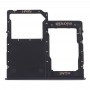 SIM-kort fack + Micro SD-kort fack för Samsung Galaxy A31 (Svart)