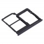 SIM-карти лоток + SIM-карти лоток + Micro SD-карти лоток для Samsung Galaxy A41 / A415 (чорний)