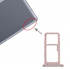 SIM-kort fack + Micro SD-kort fack för Huawei MediaPad M5 Lite 8 (Gold)