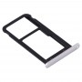 SIM ბარათის Tray + Micro SD Card Tray for Huawei MediaPad M3 8.4 (4G ვერსია) (ვერცხლისფერი)