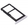 華為MediaPad M3 8.4（4G版）のためのSIMカードトレイ+マイクロSDカードトレイ（シルバー）