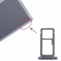 SIM Card Tray + Micro SD Card Tray for Huawei MediaPad M5 10 (4G Version)(Black)