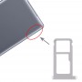 Bandeja de tarjeta SIM + Micro bandeja de tarjeta SD para Huawei MediaPad 10 M5 (versión 4G) (Azul)