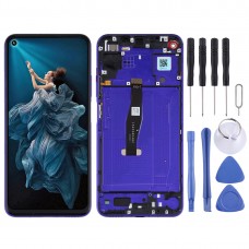 LCD-näyttö ja digitoiva edustajiston Frame Huawei Honor 20 / Nova 5T (Sapphire Blue)