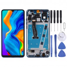 LCD Screen and Digitizer Full Assembly with Frame for Huawei P30 Lite (RAM 4G / Standard Version)(Blue)