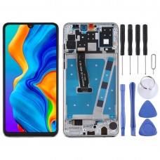 LCD Screen and Digitizer Full Assembly with Frame for Huawei P30 Lite (RAM 4G / Standard Version)(White)