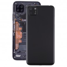 Original-Akku Rückseite mit Kamera-Objektiv-Abdeckung für Huawei Y5P (Schwarz)