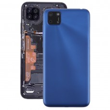 Huawei社Y5p用カメラのレンズカバー（ブルー）と元のバッテリー裏表紙