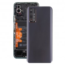 Оригинальная батарея задняя крышка с объектива камеры Обложка для Huawei Honor 30 (черный)