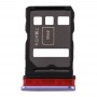 La bandeja de tarjeta SIM + SIM bandeja de tarjeta para Huawei nova 6 (púrpura)