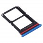 Slot per scheda SIM + SIM vassoio di carta per Xiaomi Mi 10 Lite 5G (blu)
