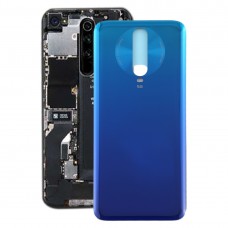 Matériau verre Batterie couverture pour Xiaomi redmi K30 5G (Bleu)