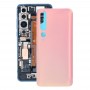Скло Матеріал батареї задня кришка для Xiaomi Mi 10 Pro 5G / Mi 10 5G (рожевий)