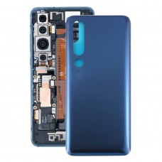 Materiale di vetro batteria Cover posteriore per Xiaomi Mi 10 Pro 5G / Mi 10 5G (Grigio)