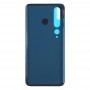 Glass Material Battery Back Cover för Xiaomi Mi 10 Pro 5G / Mi 10 5G (blå)