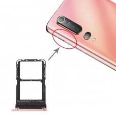 Bandeja de tarjeta SIM + bandeja de tarjeta SIM para Xiaomi MI 10 (oro)