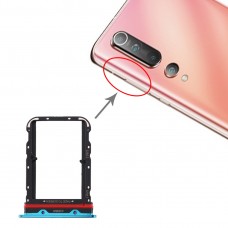 SIM ბარათის Tray + SIM ბარათის უჯრა Xiaomi Mi 10 (Blue)