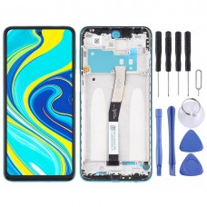 LCD Screen and Digitizer Full Assembly with Frame for Xiaomi Redmi Note 9S (Blue)