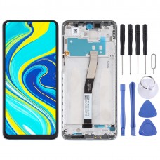 LCD Screen and Digitizer Full Assembly with Frame for Xiaomi Redmi Note 9S (Silver)