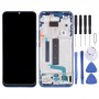 Original AMOLED Material LCD Screen and Digitizer Full Assembly with Frame for Xiaomi Mi 10 Lite 5G (Blue)