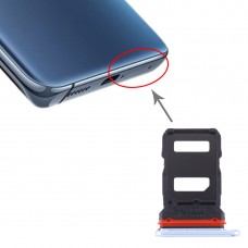 Bandeja de tarjeta SIM + bandeja de tarjeta SIM para Vivo X50 Pro (azul)