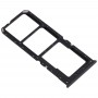 SIM Card Tray + SIM Card Tray + Micro SD Card Tray for OPPO A11x(Black)