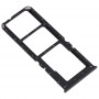 SIM karta Tray + SIM karta zásobník + Micro SD Card Tray pro OPPO A11 (Black)