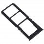 SIM-Karten-Behälter + SIM-Karten-Behälter + Micro-SD-Karten-Behälter für OPPO A11 (schwarz)