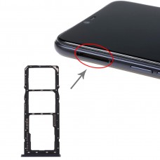 SIM karta Tray + SIM karta zásobník + Micro SD Card Tray pro Realme 2 (Black)