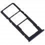 Vassoio SIM vassoio di carta + SIM Tray + Micro SD per Realme 2 (nero)