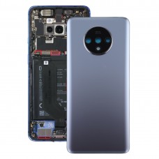 OnePlus 7T用カメラレンズカバー付きオリジナルバッテリーバックカバー（シルバー）