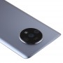 OnePlus 7T用カメラレンズカバー付きオリジナルバッテリーバックカバー（シルバー）