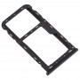 SIM Card Tray + SIM / Micro SD Card Tray for Meizu M6T(Black)