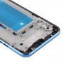 מסגרת התיכון פלייט Bezel עבור LG Q60 2019 / X6 2019 / X525BAW / X525ZA / X525HA / X525ZAW / LMX625N / X625N / X525 (כחול)