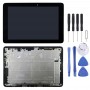 LCD képernyő és digitalizáló Teljes Szerelés Frame Asus Transformer Book T100H T100HA T100HA-FU006T (fekete)