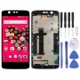 LCD Screen and Digitizer Full Assembly with Frame for ZTE Axon 7 Mini / B2017 / B2017G(Black)