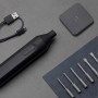 Original Xiaomi Mijia Electric 1500mAh Rechargeable Integrated Manual Screwdriver with 6 PCS S2 Screwdriver Bits(Black)