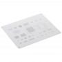 Kaisi A-10 IC Chip BGA Reballing šablony sady Set Tin Plate pro iPhone 7 Plus / 7