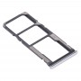 SIM Card Tray + SIM Card Tray + Micro SD Card Tray for Xiaomi Redmi Note 8T / Redmi Note 8 (Silver)