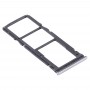SIM-Karten-Behälter + SIM-Karten-Behälter + Micro-SD-Karten-Behälter für Xiaomi Redmi Hinweis 8T / Redmi Anmerkung 8 (Silber)