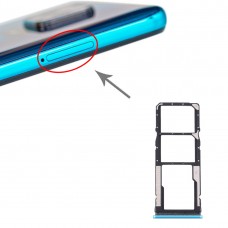 SIM Card Tray + SIM Card Tray + Micro SD Card Tray for Xiaomi Redmi Note 9S / Redmi 9 (Green)