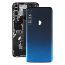 Batterie couverture pour Motorola Moto One Macro (Bleu)