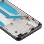 Преден Housing LCD Frame Bezel Plate за Motorola Moto One (P30 Play) (черен)