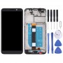 LCD Screen and Digitizer Full Assembly With Frame for Motorola Moto E6 Play (Black)