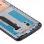ЖК-экран и дигитайзер Полная сборка с рамкой для Motorola Moto E5 (черный)
