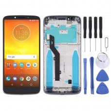 LCD Screen and Digitizer Full Assembly With Frame for Motorola Moto E5(Grey) 