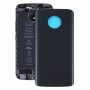 Batterie-rückseitige Abdeckung für Motorola Moto G6 Plus (Schwarz)